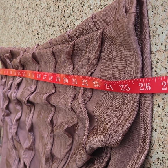 2 pc Set Charlotte Russe Ruffled Racer Top (M) & Hint Cuffed Denim Shorts Size 9 - Picture 15 of 16